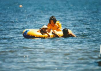 ogaoga家の水遊び始め